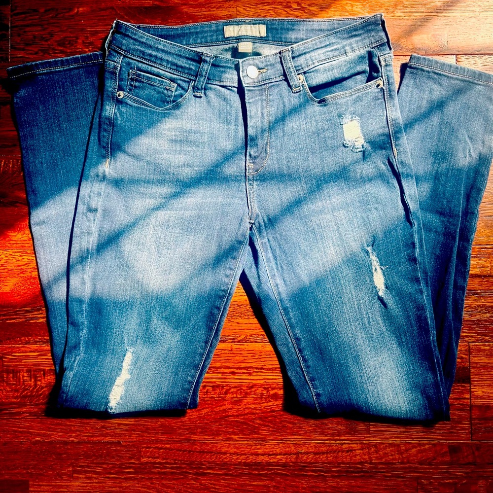 Vintage Banana republic skinny jeans stretch ripped
